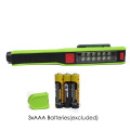 3 AAA Battery Powered Multiple Lighting Mode Plastic 12LED Laser Pointer Flashlight